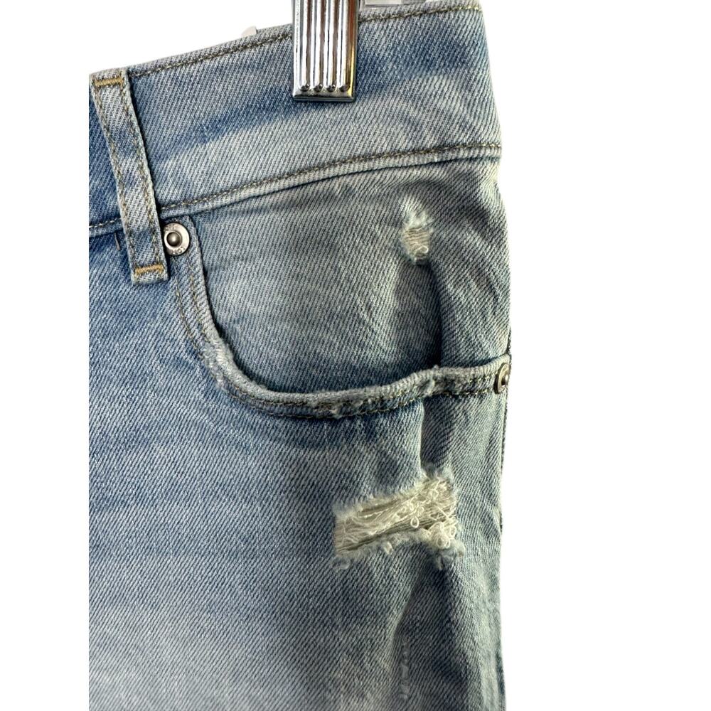 Ann Taylor LOFT High Rise Light Rinse Cut Off Shorts Regular Fit 27"  Sz 4 NEW - Picture 3 of 6